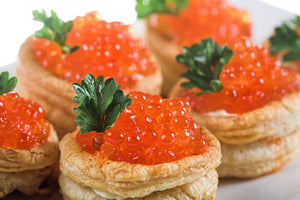 New Year's Festive Caviar Appetizer