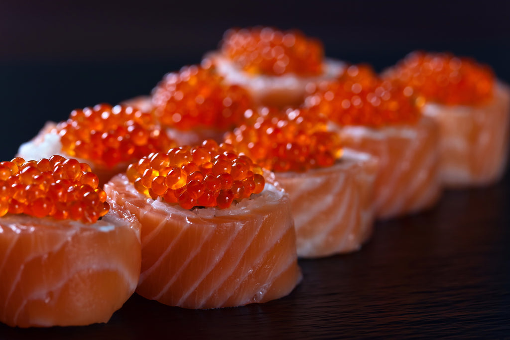 Red caviar and its useful properties.