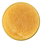 Close-up of Original Golden Pike Roe Small Grain Caviar in a container on a white background