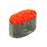 Sushi Roll with Red Tobiko Flying Fish Roe