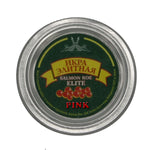 Pink Salmon Roe Jar with label and red caviar image on it