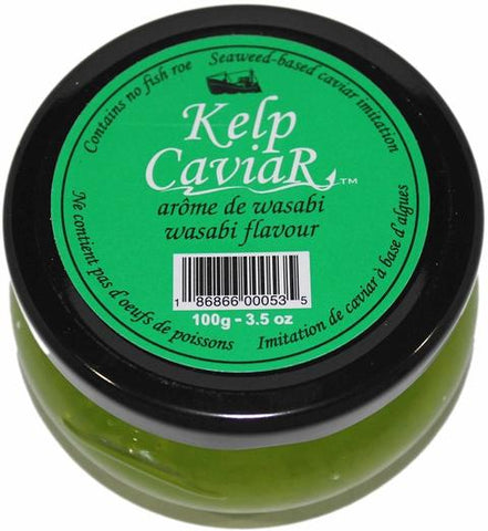 Kelp Wasabi Flavor Green Seaweed Caviar